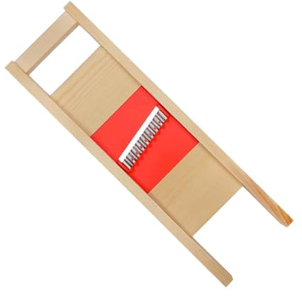 Cortador de patatas, rebanador de patatas fritas | Cortadora de mandolina de alimentos ondulados - Artefacto para picar de cocina, picador ondulado con mango, trituradora de zanahorias, rebanador de v