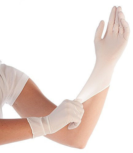 FRANZ MENSCH 1000 Stück Hygostar Nitrilhandschuhe Safe Premium | puderfrei, Karton, weiß, 10/XL, L: 24cm, Beutel, Einmalhandschuhe, Einweghandschuhe, Nitrilhandschuhe