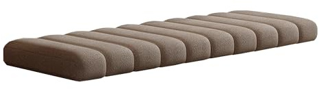 DUOLEH Sitzpolster für Innenmöbel Erkerfensterkissen Sitzmatte,120x40x4.5cm | mit rutschfester Unterseite, Sofa-Renovierungskissen mit Reißverschluss, waschbares Schaukelkissen, Schuhbank, Esszimmerstuhl