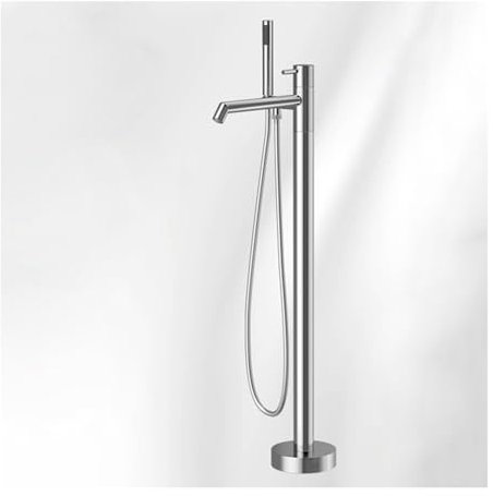 Ornaments Robinets de Baignoire autoportants, Robinet de Baignoire à Montage au Sol, robinets de Douche sur Pied à Haut débit avec mitigeurs de Douche à Main, Remplissage de Baignoire autoportant,