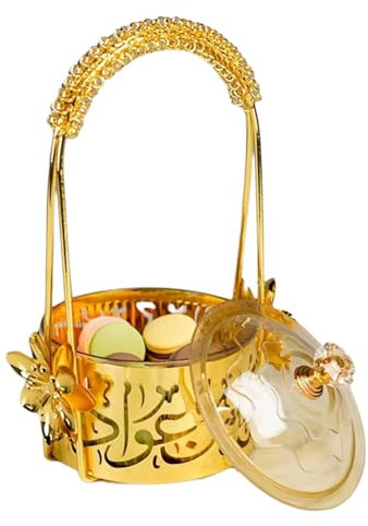 Candy Dish Porting piatto piatto per torte con coperchio, contenitore per alimenti, scatola per torre di biscotti, accessori per feste, facile da usare