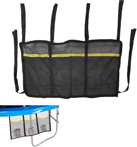 Trampolin-Schuhtasche – Netz-Aufbewahrungstasche für Schuhe | atmungsaktive Netztasche mit 3 robusten Taschen für Trampolin-Schuhe, ideal für Schwimmbäder, Outdoor-Sport