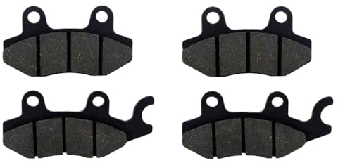 2 coppie Front e amplificatore universale moto e amp; Padini dei freni posteriori compatibili con EX250 EX250R 2008 2009 2010 2012 2012 EX300 2013 2014 2015 2016 Sostituzione post -vendita 2016