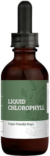 Liquid Chlorophyll - Natural Internal Deodorant - Vegan Liquid Chlorophyll Drops for Overall Body Support