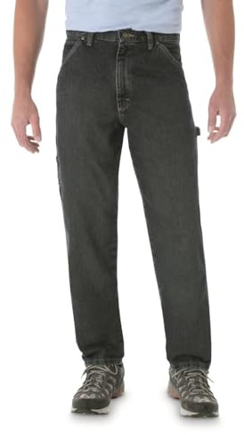 Wrangler herr Rugged Wear snickarjeans, Mörk kvarts, 32W / 30L