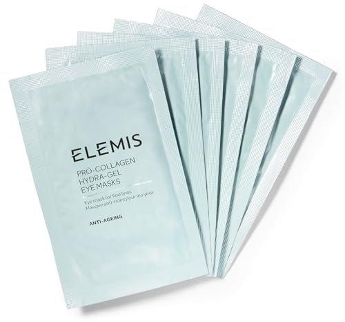 ELEMIS Pro-Collagen Hydra-Gel Eye Masks, mascarilla de ojos para líneas de expresión, 6 mascarillas