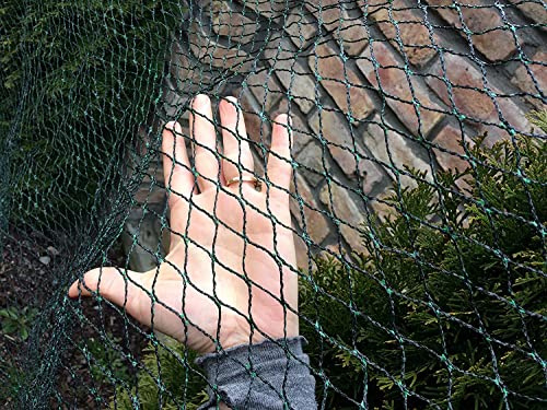 CHOMIK Schutznetz für Teich, Obst & Gemüse, gegen Schmutz, Laub & Vögel, Engmaschiges Vogelschutznetz für Garten, Teichnetz, Gartennetz, 8 x 8 m (64 m²)