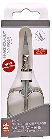 Pfeilring 9cm Nagelschere gebogen, 100% nickelfreie Oberfläche, 22 g