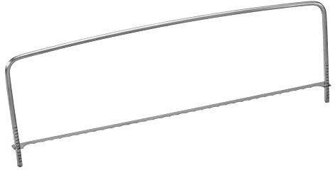 Lurch 70275 Tortenschneider zum exakten Teilen von Biskuitböden, Edelstahl, Silber