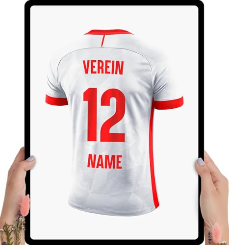 Elbeffekt Holzbild Stuttgart - personalisierbar zum Hinstellen/Aufhängen optional beleuchtet, Fan Geschenk mit Spruch auf Holz - Aufsteller Dekoration - persönliches Geschenk