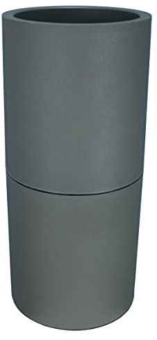 Riviera Granit Rond Haut, 108cm x 50cm, Gris