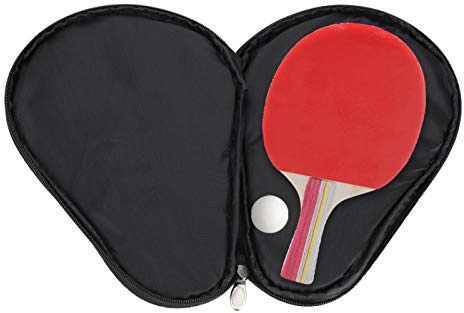 Housse de Raquette de Tennis de Table avec Sac de Ping-Pong avec Pochette à Balles