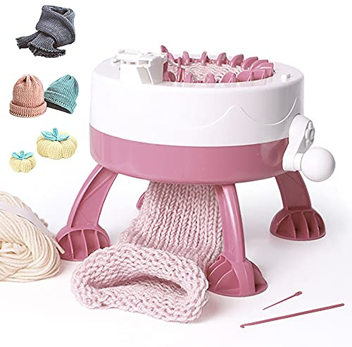 Yohencin SENTRO Strickmaschine, 22 Nadeln, intelligentes Webstuhl, Strickbrett, rotierende Doppelstrickmaschine, DIY-Handarbeit, Wollmaschine für Erwachsene und Kinder