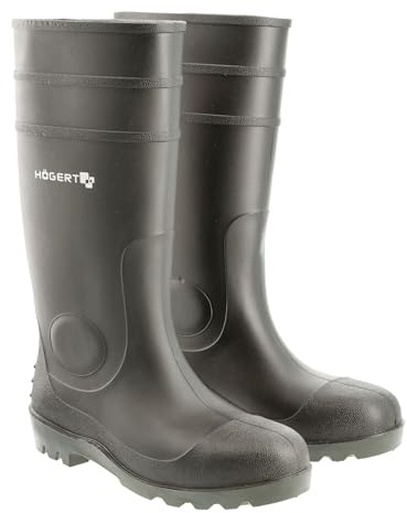 Högert Technik Ht5k630-44, Stivali protettivi Uomo, Nero, 44 EU