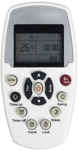 Telecomando di ricambio universale per condizionatore d'aria LCD DG11E5-05 (wlp1) DG11E3-04 Aria Condizionata Telecomando Generale Electricl Ricambio