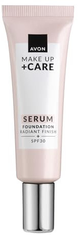 AVON 3-in-1 Foundation aus Serum - 525N Dark Cocoa, feuchtigkeitsspendende Grundierung, 3-in-1, für strahlend aussehende Haut, langanhaltender Glanz bis zu 72 Stunden, 30 ml