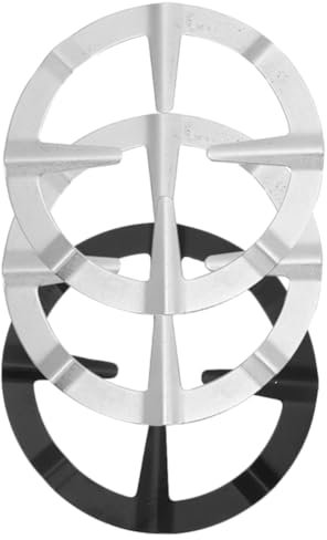 HONMEET 3pièces Support De Casserole Inoxydable De Anneaux De Wok Remplaçables Accessoire De Cuisine Antidérapant Pour Cuisinière à Pratique Et Stable Pour Woks Et Casseroles