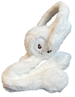 Bunny Earmuffs, Moving Ear Muffs, Bunny Earmuffs, Adult and Kids Winter Muffs, available in 6 colour.