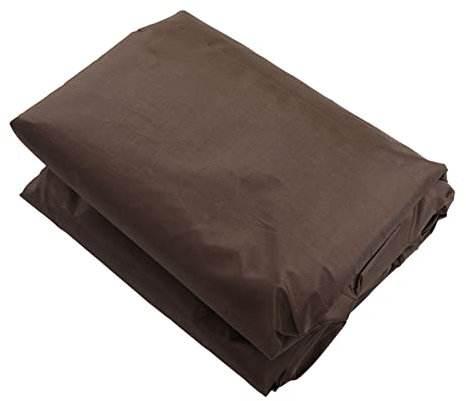 REXVTNS Large Multipurpose Snow Thrower Cover, Weatherproof Sun Block Sturdiness Layer for Snow Blower, Portable Design Fits Most Types, All - Climate Guard (Coffee)