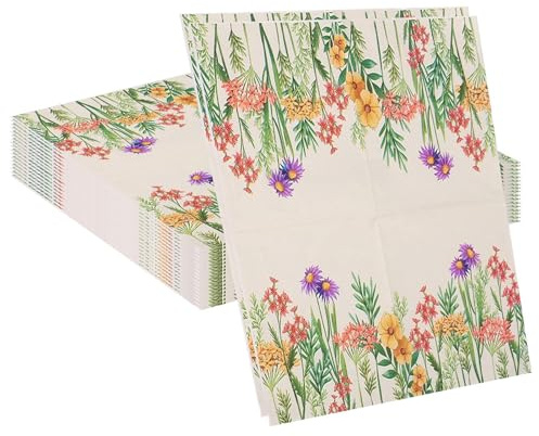 nabinis Malerei - Servietten für Junggesellinnenabschied, zum Dekorieren | Klassisch bedruckte Papierservietten, Tischset Ellik mit dekorativem Design für Dusche und Gäste