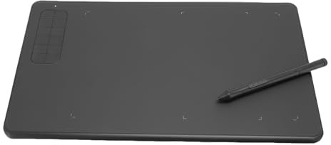 Fockety Tavoletta grafica, tavoletta grafica con penna sensibile alla pressione 8192, 12 tasti personalizzati, tavoletta artistica per Wins Android 4.4 OS X 11 e versioni successive