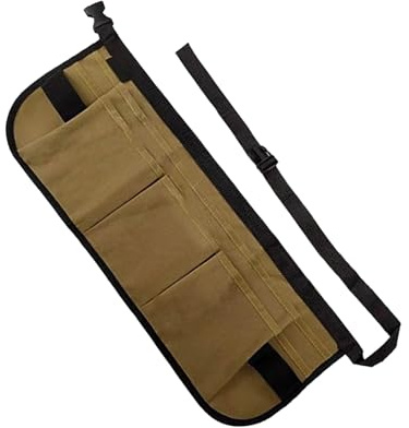 Heavy Duty Canvas Tool Waist Bag Belt with Spacious Pockets for Gardening Electrical and Maintenance Garden Tool Apron