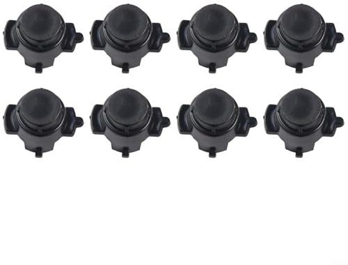 LatoYard 8 Stück Parksensor-Abdeckung für Mercedes Benz C300 CLS450 E450 GLC63 GLS580 2015–2022 Modelle