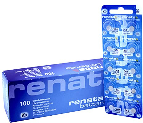 Renata 364 Knopfzelle 1,55V SR621SW, 10 Stück