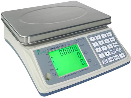 Tree MCT 66 Plus MID Counting Scale - 66 LB Capacity, 0.002 LB Precision, Durable Stainless Steel Design for Industrial and Commercial Use