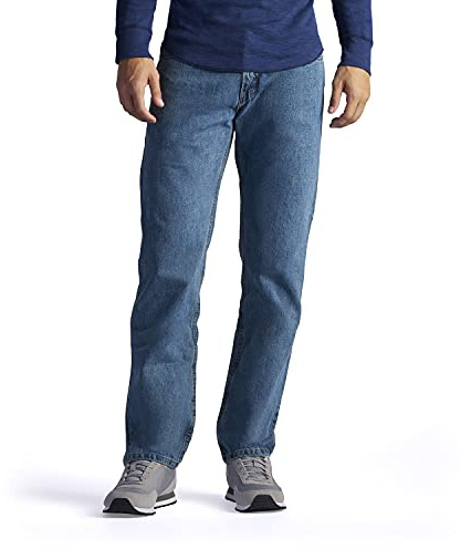 Lee Herren Regular Fit Straight Leg Jeans Wylie, 38W x 34L, Wylie, 38W / 34L