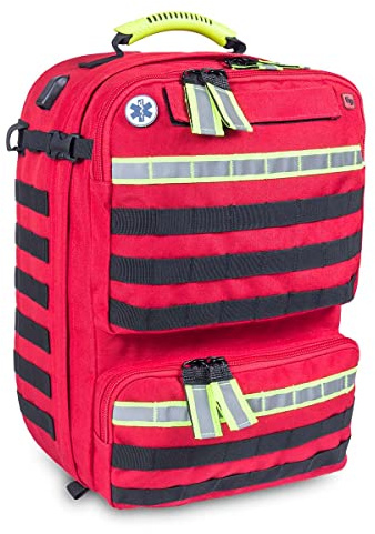 Mochila táctico sanitaria de rescate. Paramed´s Rojo