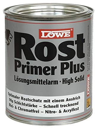 Löwe Auto Rostprimer Plus, 1K-Grundierung, Dickschicht-Korrosionsschutz (Rotbraun (8012), 750 ml)