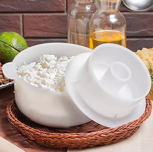 SHSH trade group Gouda - Molde para hacer queso duro grande para prensa, leche de cuajo de vaca y cabra, fabricación de queso a partir de leche de vaca y cabra, kits y suministros para hacer queso,