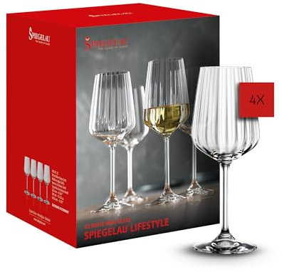 Spiegelau & Nachtmann 4450172 - Juego de 4 copas de vino blanco (cristal, 440 ml)
