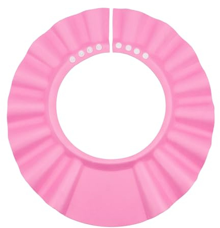 Verstellbarer Augen- und Ohrenschutz, 1 Stück, in Blau, weicher Shampoo Schutz für Kleinkinder und Erwachsene, Duschhaube Kinder, Baby Shampookappe, Haarwaschhilfe für Haare waschen ohne Tränen
