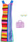 Barbie Fashion Pack HJT22 - Vestito lungo per bambola, motivo grafico, borsa e occhiali da sole, design