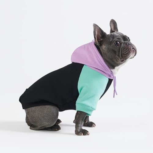 Spark Paws Hunde Kapuzenpullover – Premium-Qualität, butterweich, hervorragender Komfort und Passform, beruhigende Fleece-Innenseite, geeignet für alle Rassen - Cyber Punk - XL