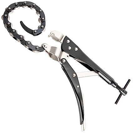 Wostore Tagliatubi a catena da 3/4 a 3 pollici (80 mm) in acciaio al carbonio per tubi di scarico a catena