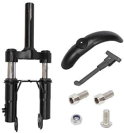 MangWany Federgabel Stoßdämpfer Aufhängungssatz Vorne für Xiaomi M365 Pro/Pro2/1S/Essential Lite/Mi 3 Kotflügel/Fußhalterung/Scooter Stoßdämpfungsteile