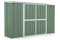 Notek Box in Acciaio Zincato Casetta da Giardino in Lamiera 3.07 x 1.00 m x h1.92 m - 67 kg – 3,07 Metri Quadri – Verde