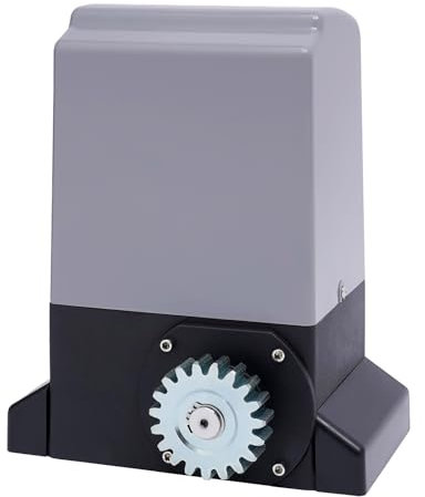 czyuRachel Schiebetorantrieb, 750w 2000kg Automatic Sliding Gate Opener Schiebetorantrieb Komplettset Elektrisch Doppelflügeltor Antrieb Mit Fernbedienung