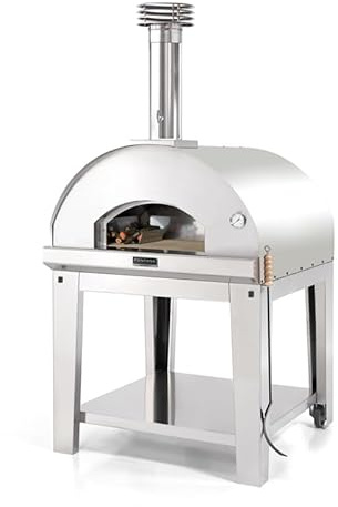 Four à bois d'extérieur MARINARA 105,5 x 98 x 196 h (inox)