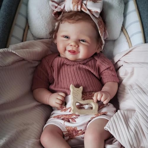 kgniess me Realistiche 50 cm Bambole Reborn Bambina Bambole Reborn Femmina Bambolotti di Silicone Reborn Babys Dolls Ragazza Bambini Giocattoli 20 Pollice