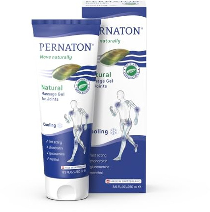 Pernaton Natural Cooling Gel for Joint Massage, Green Lipped Mussel Gel with Original Perna Extract, 250ml