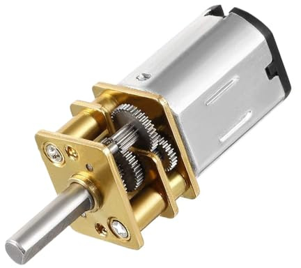 Mini Getriebemotor Gear Mikro-Drehzahlminderungsmotor, N20 Metall-Zahnradgetriebemotor CW/CCW-Mikromotor Gleichstrommotor Mini-Elektro-Getriebemotor (DC 6V 500RPM)