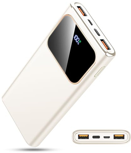 Power Bank Fast Charging 10000mAh, 22.5W Portable Charger USB C Input & Output Powerbank with LED Display, PD3.0 QC4.0 Phone Battery Pack for iPhone17/16/15/14/13/12, Samsung, Android and More