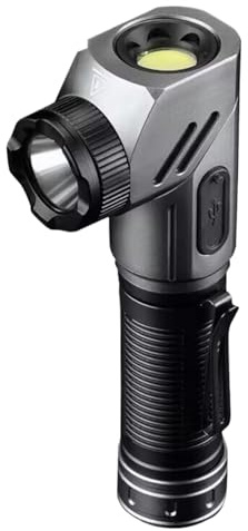 Linterna de la base magnética, antorcha ajustable de 90 grados giratoria, diseño portátil y resistente, luz de trabajo LED brillante, ideal para senderismo al aire libre, trabajo mecánico, hogar, auto