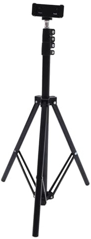 LIFKICH Treppiede Proiettore Regolabile per Live Streaming e Fotografia Supporto Compatto Portatile per Proiettore Camera e Webcam con Vassoio Allargato e Facile Montaggio