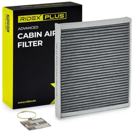 RIDEX PLUS 424I0076P Innenraumfilter Kabinenluftfilter - Pollenfilter Partikelfilter Aktivkohle Höhe: 31 Breite: 233 Länge: 273 Kompatibel mit OPEL ZAFIRA B A05 Astra H Caravan A04 Astra G CC T98