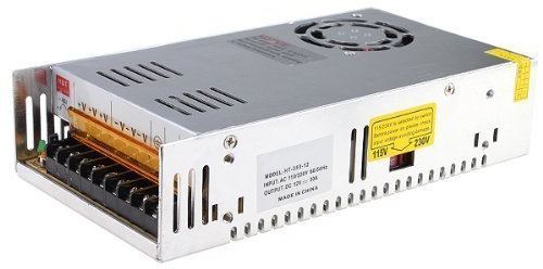 eTopxizu - Fuente de alimentación regulada Universal para CCTV, Radio, Ordenador (12 V, 30 A)